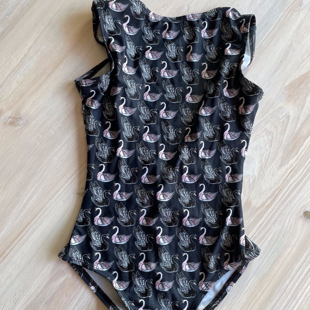 Beautiful Audition Dancewear Swan Leotard